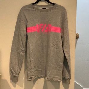 Super cute grey/pink LF the brand sweater!